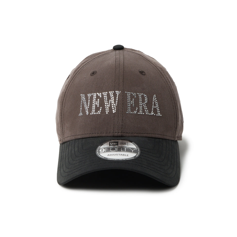 9FORTY クロスストラップ NEW ERA Rhinestone グラファイト/ブラック | NEW ERA ニューエラ公式オンラインストア