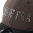 9FORTY クロスストラップ NEW ERA Rhinestone グラファイト/ブラック | NEW ERA ニューエラ公式オンラインストア
