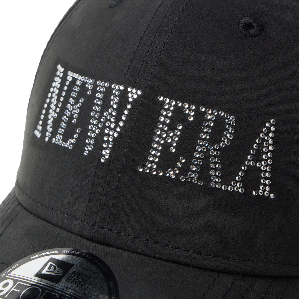 9FORTY クロスストラップ NEW ERA Rhinestone ブラック | NEW ERA ニューエラ公式オンラインストア