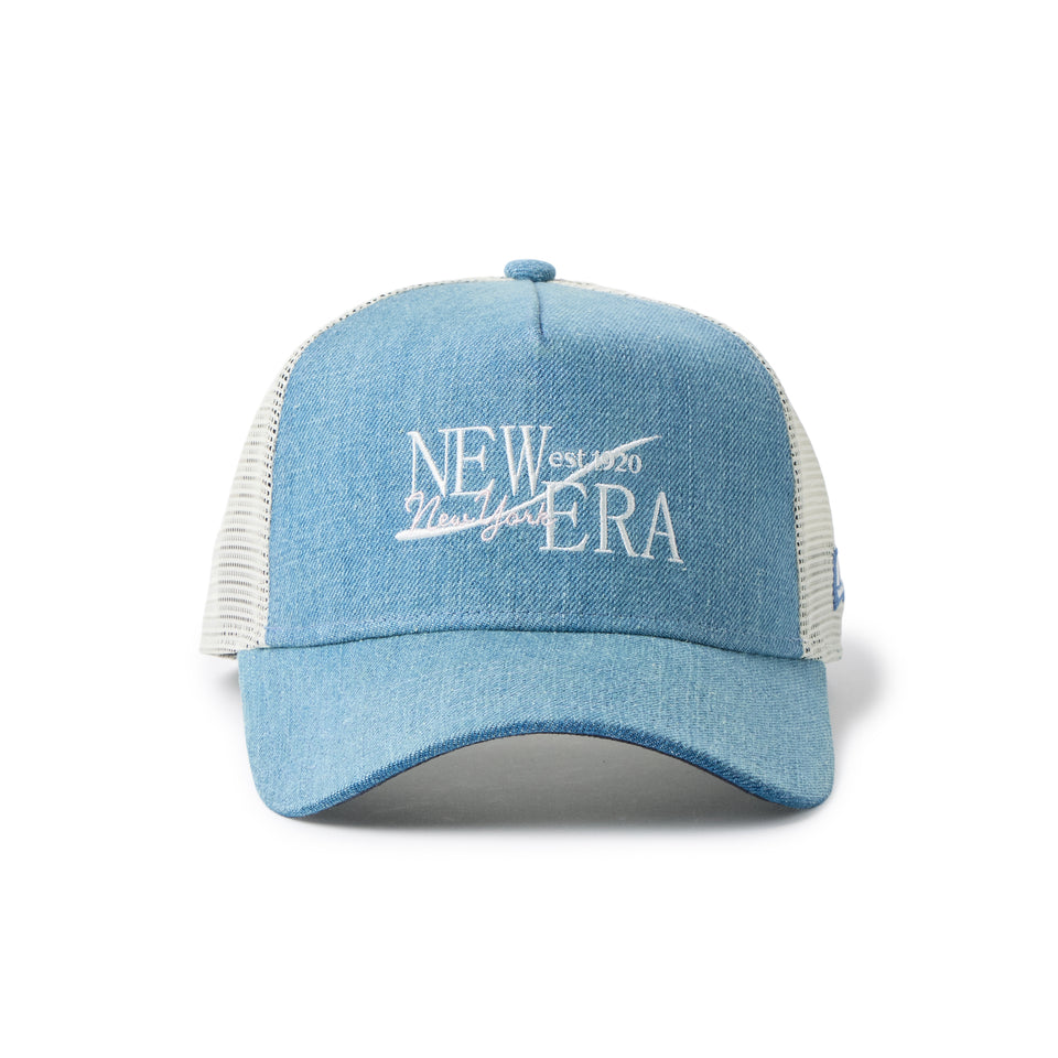 9FORTY A-Frame　トラッカー Wind Logo ウォッシュドデニム 26SS | NEW ERA ニューエラ公式オンラインストア