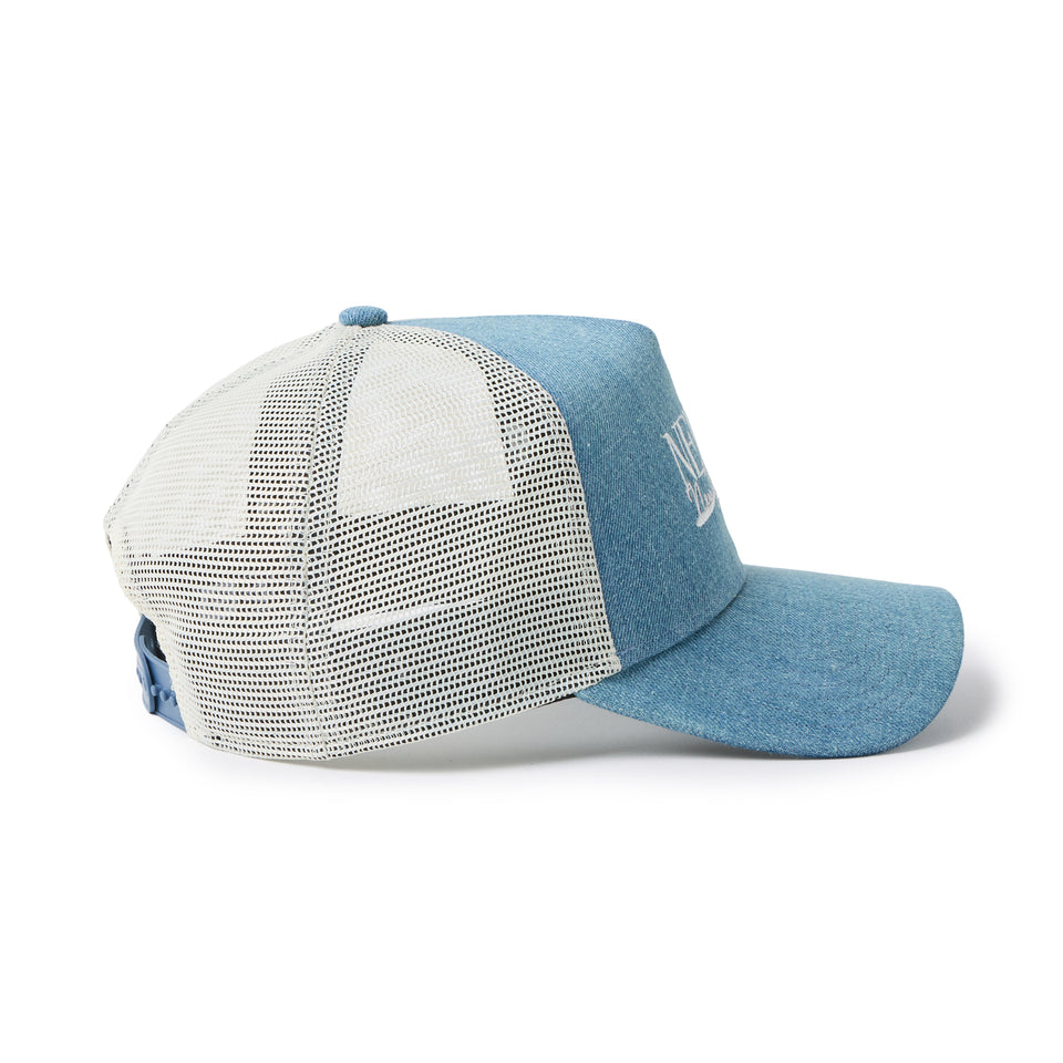 9FORTY A-Frame　トラッカー Wind Logo ウォッシュドデニム 26SS | NEW ERA ニューエラ公式オンラインストア