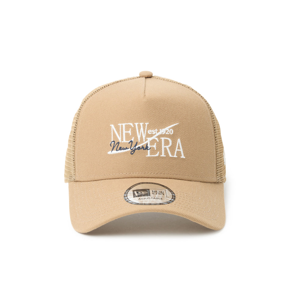 9FORTY A-Frame　トラッカー Wind Logo カーキ 26SS | NEW ERA ニューエラ公式オンラインストア
