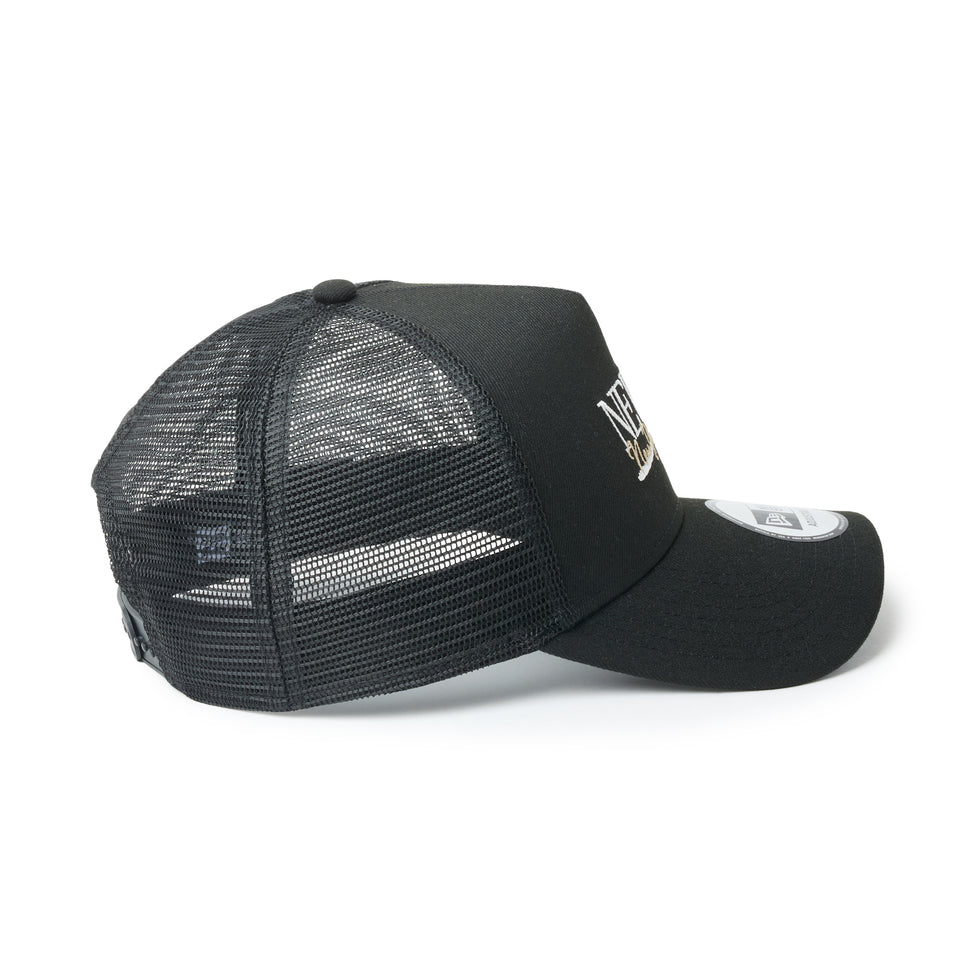 9FORTY A-Frame　トラッカー Wind Logo ブラック 26SS | NEW ERA ニューエラ公式オンラインストア