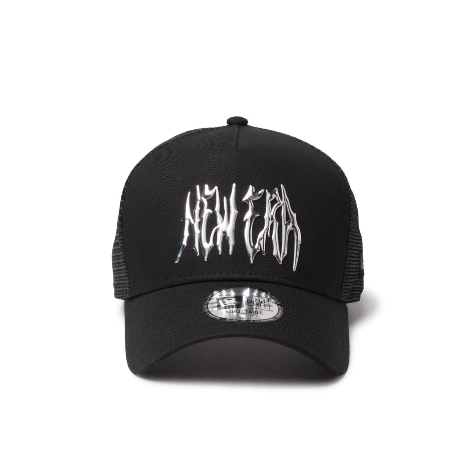 9FORTY A-Frame トラッカー スラッシュロゴ TPU ブラック | NEW ERA ニューエラ公式オンラインストア