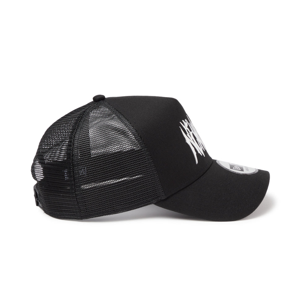 9FORTY A-Frame トラッカー スラッシュロゴ TPU ブラック | NEW ERA ニューエラ公式オンラインストア