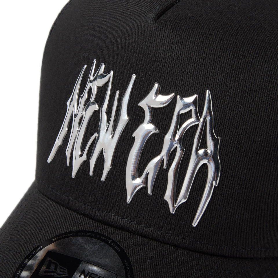 9FORTY A-Frame トラッカー スラッシュロゴ TPU ブラック | NEW ERA ニューエラ公式オンラインストア