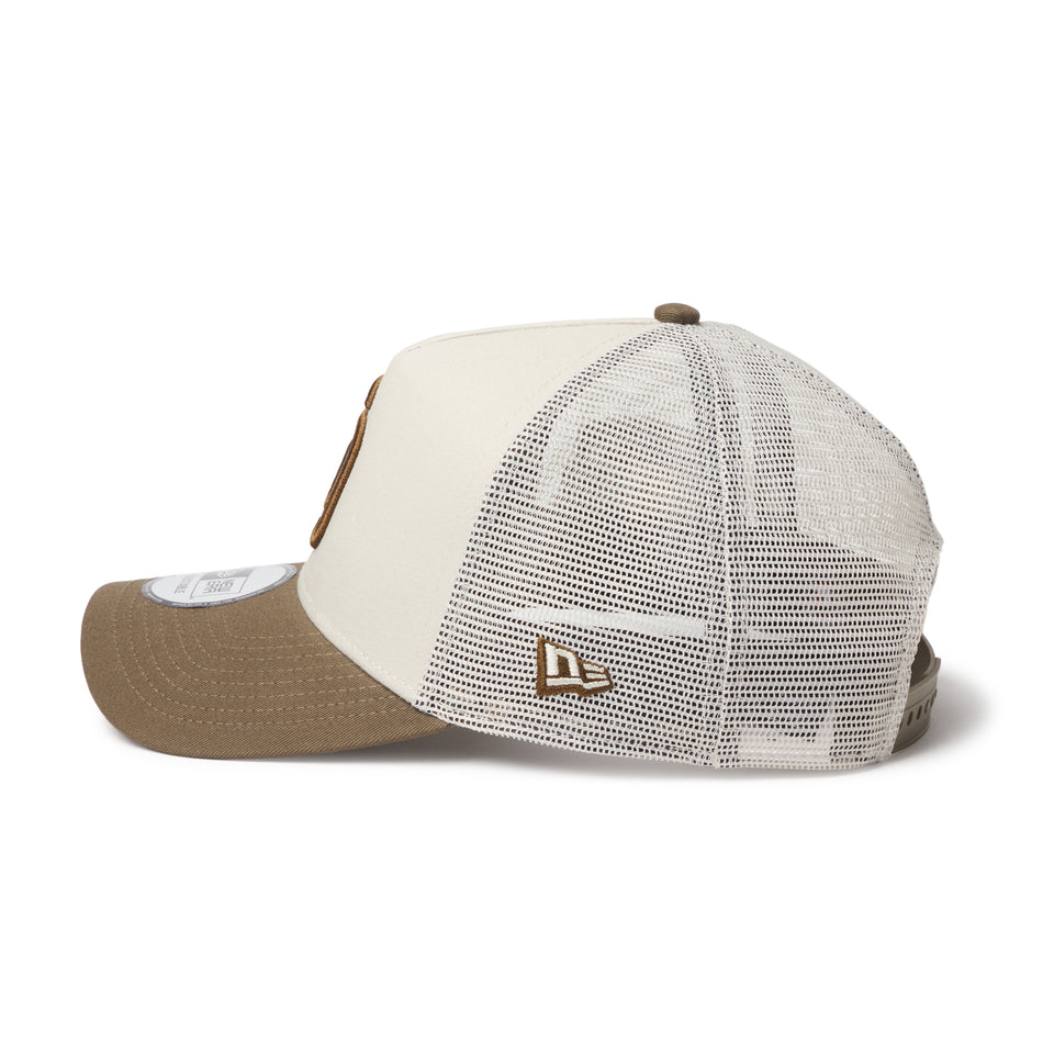 9FORTY A-Frame トラッカー サンディエゴ・パドレス MLB Side Patch ストーン/モス | NEW ERA ニューエラ公式オンラインストア