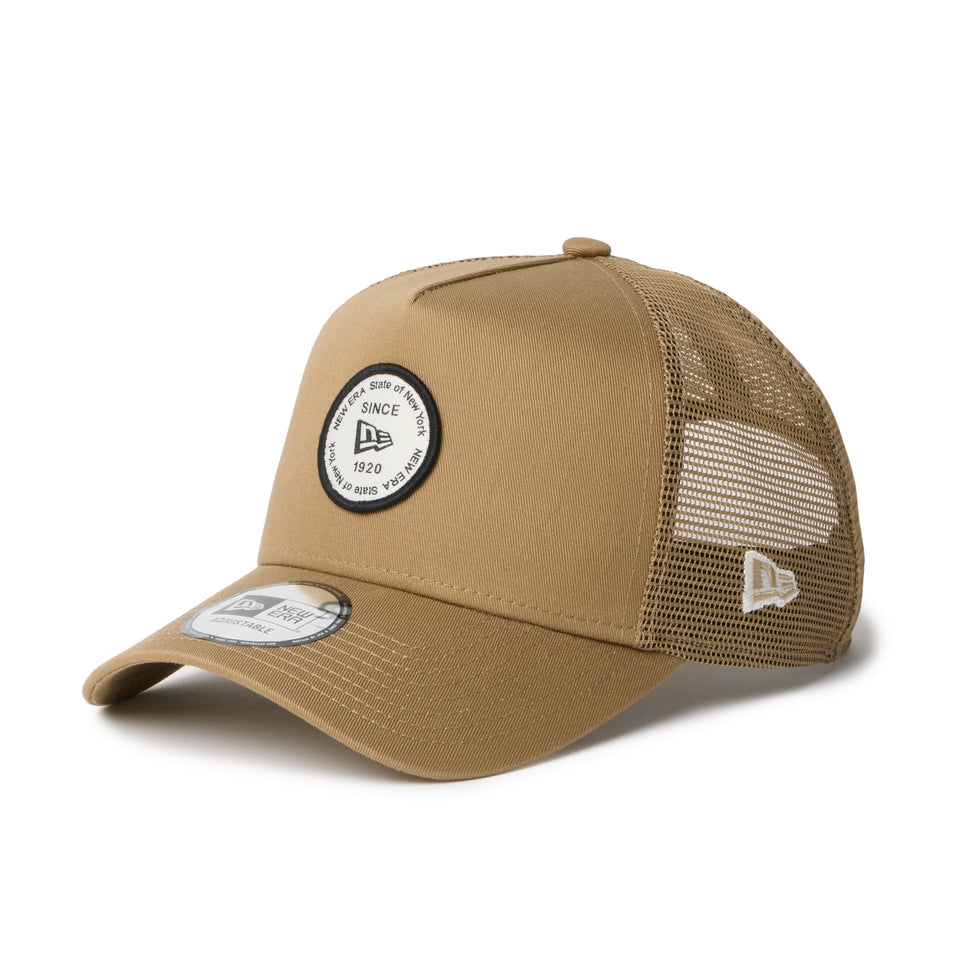 9FORTY A-Frame トラッカー Round Patch カーキ | NEW ERA ニューエラ公式オンラインストア
