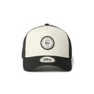 9FORTY A-Frame トラッカー Round Patch クロームホワイト/ブラック | NEW ERA ニューエラ公式オンラインストア