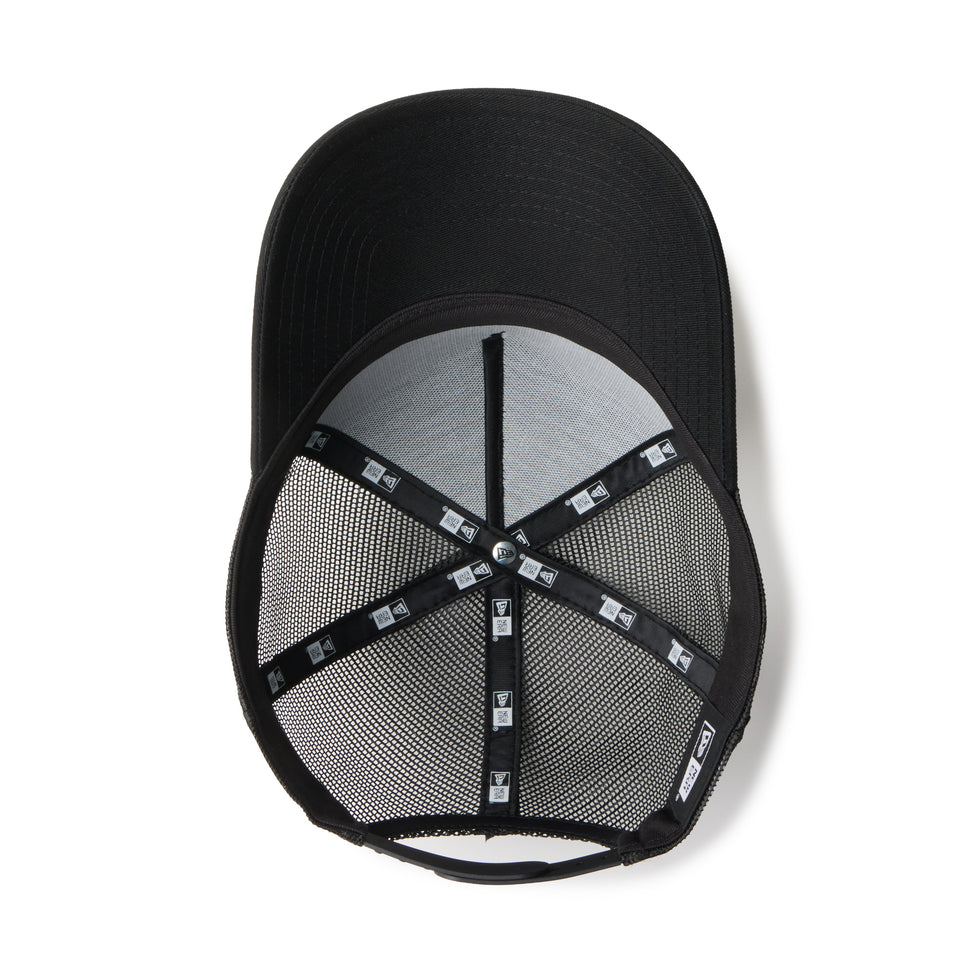 9FORTY A-Frame トラッカー Round Patch クロームホワイト/ブラック | NEW ERA ニューエラ公式オンラインストア