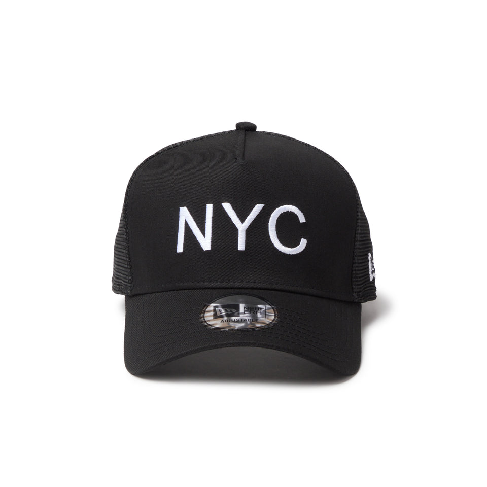 9FORTY A-Frame トラッカー NYC ブラック | NEW ERA ニューエラ公式オンラインストア