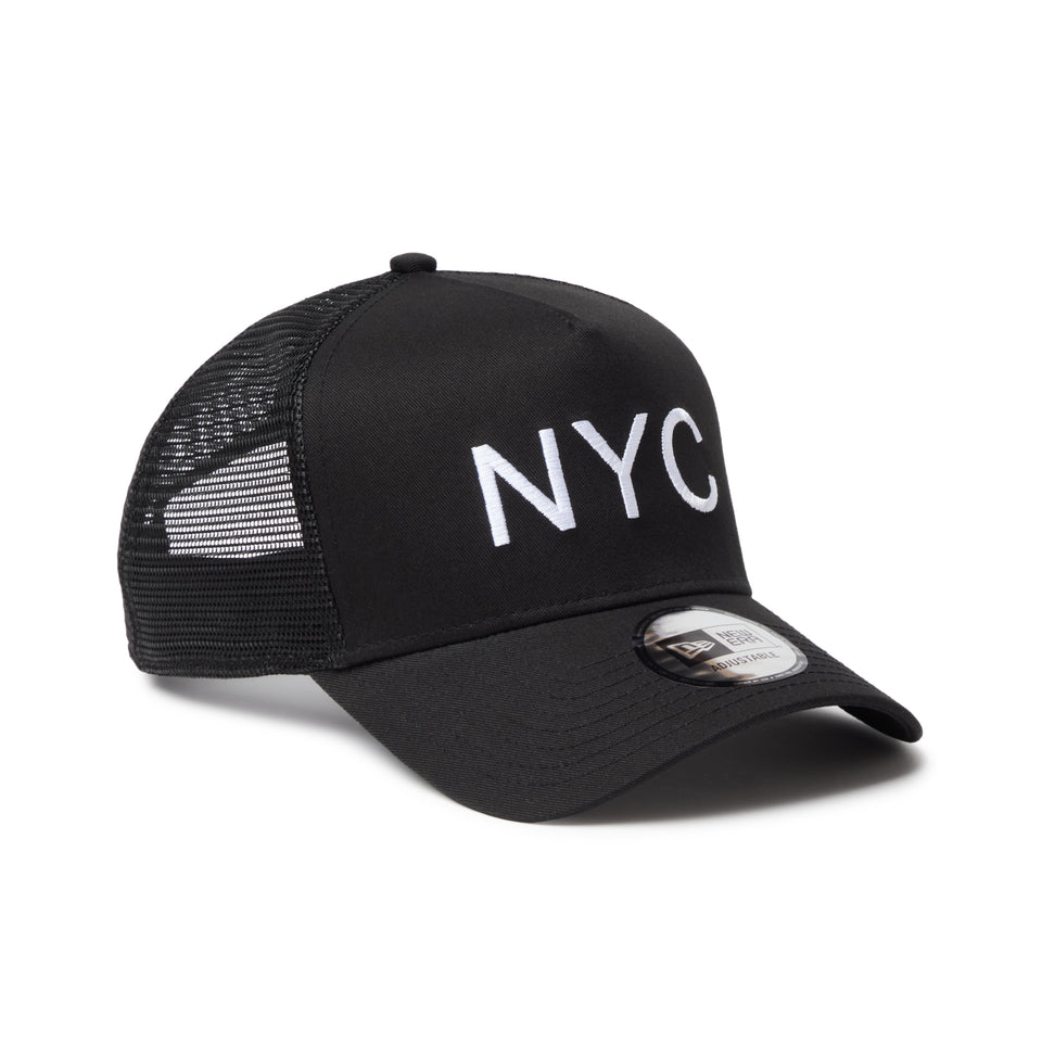 9FORTY A-Frame トラッカー NYC ブラック | NEW ERA ニューエラ公式オンラインストア