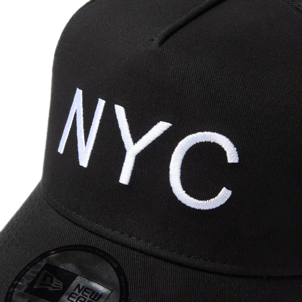 9FORTY A-Frame トラッカー NYC ブラック | NEW ERA ニューエラ公式オンラインストア