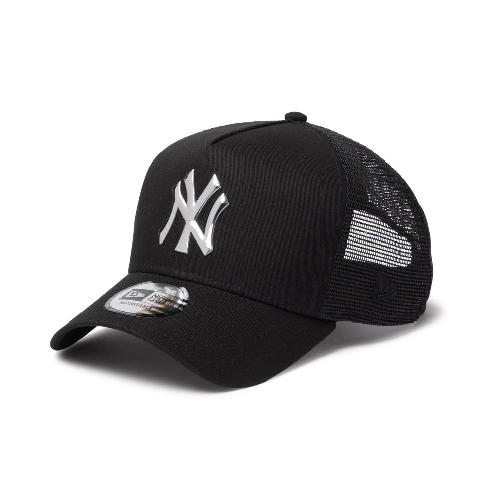9FORTY A-Frame トラッカー ニューヨーク・ヤンキース TPUロゴ ブラック | NEW ERA ニューエラ公式オンラインストア