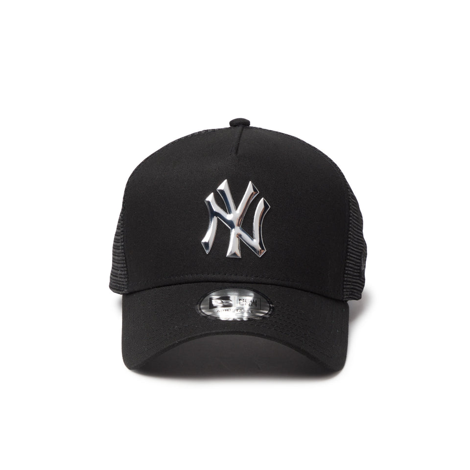 9FORTY A-Frame トラッカー ニューヨーク・ヤンキース TPUロゴ ブラック | NEW ERA ニューエラ公式オンラインストア