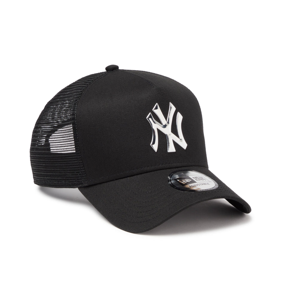 9FORTY A-Frame トラッカー ニューヨーク・ヤンキース TPUロゴ ブラック | NEW ERA ニューエラ公式オンラインストア