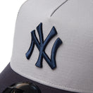 9FORTY A-Frame トラッカー ニューヨーク・ヤンキース MLB Side Patch グレー/ネイビー | NEW ERA ニューエラ公式オンラインストア