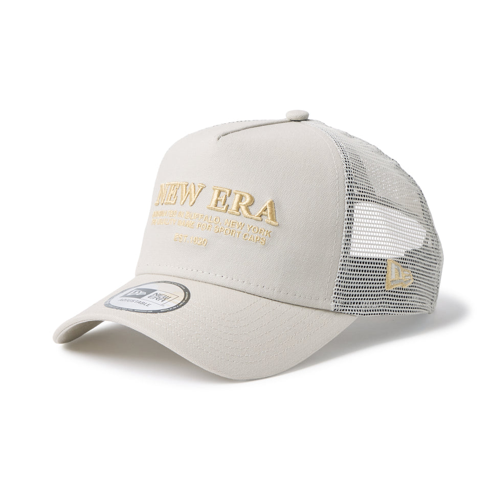 9FORTY A-Frame トラッカー NEW ERA Duck Canvas ストーン | NEW ERA ニューエラ公式オンラインストア