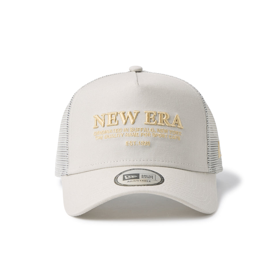 9FORTY A-Frame トラッカー NEW ERA Duck Canvas ストーン | NEW ERA ニューエラ公式オンラインストア