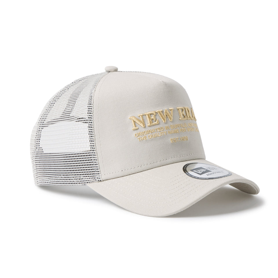 9FORTY A-Frame トラッカー NEW ERA Duck Canvas ストーン | NEW ERA ニューエラ公式オンラインストア