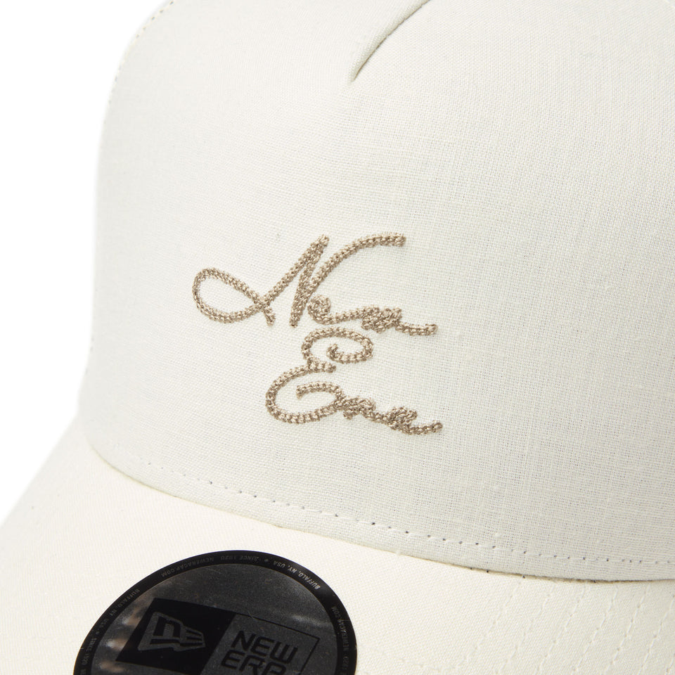 9FORTY A-Frame Cotton Linen コットンリネン New Era オフアイボリー | NEW ERA ニューエラ公式オンラインストア
