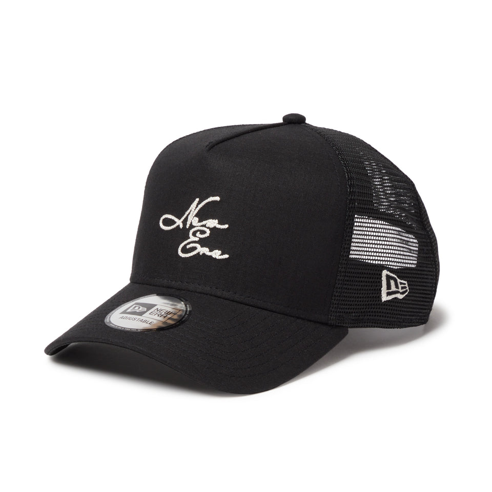 9FORTY A-Frame Cotton Linen コットンリネン New Era ブラック | NEW ERA ニューエラ公式オンラインストア