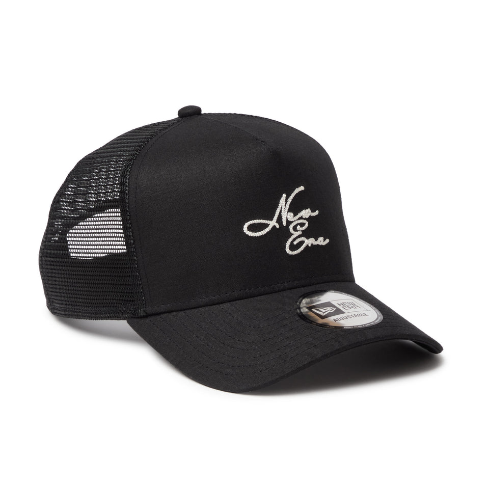9FORTY A-Frame Cotton Linen コットンリネン New Era ブラック | NEW ERA ニューエラ公式オンラインストア