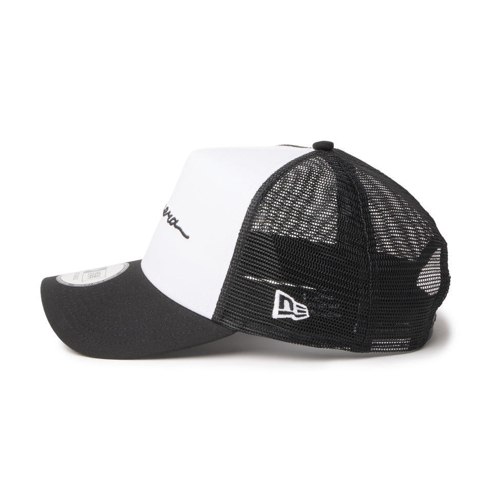 9FORTY A-Frame トラッカー Handwritten Logo Logo ホワイト/ブラック | NEW ERA ニューエラ公式オンラインストア