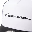 9FORTY A-Frame トラッカー Handwritten Logo Logo ホワイト/ブラック | NEW ERA ニューエラ公式オンラインストア