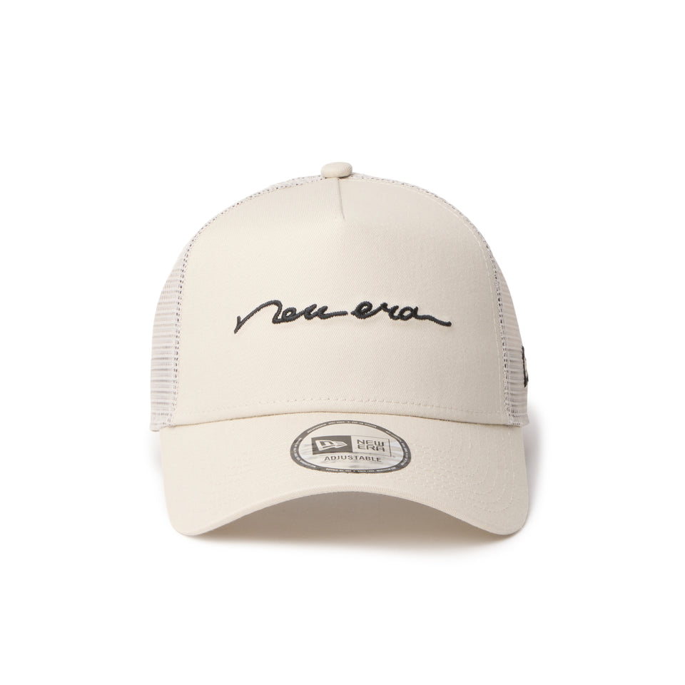 9FORTY A-Frame トラッカー Handwritten Logo Logo ストーン | NEW ERA ニューエラ公式オンラインストア