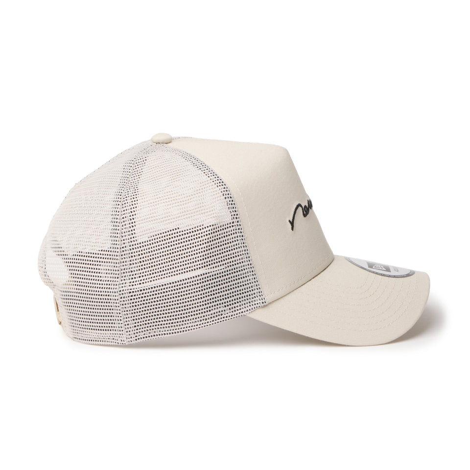 9FORTY A-Frame トラッカー Handwritten Logo Logo ストーン | NEW ERA ニューエラ公式オンラインストア