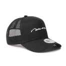9FORTY A-Frame トラッカー Handwritten Logo Logo ブラック | NEW ERA ニューエラ公式オンラインストア