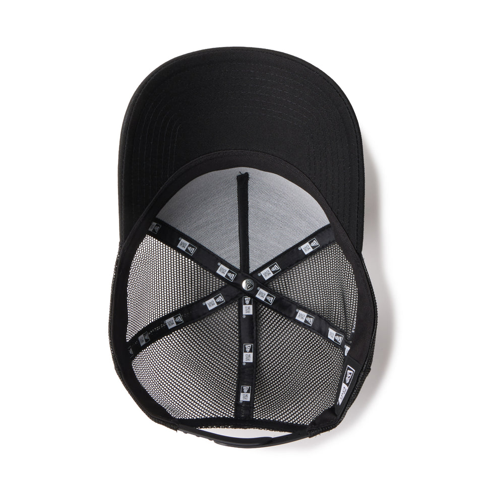 9FORTY A-Frame トラッカー Handwritten Logo Logo ブラック | NEW ERA ニューエラ公式オンラインストア