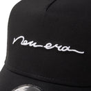 9FORTY A-Frame トラッカー Handwritten Logo Logo ブラック | NEW ERA ニューエラ公式オンラインストア