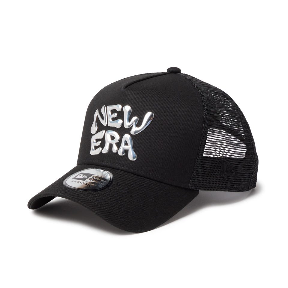 9FORTY A-Frame トラッカー ドリップロゴ TPU ブラック | NEW ERA ニューエラ公式オンラインストア