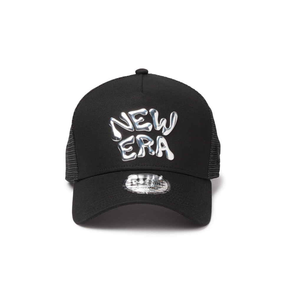 9FORTY A-Frame トラッカー ドリップロゴ TPU ブラック | NEW ERA ニューエラ公式オンラインストア
