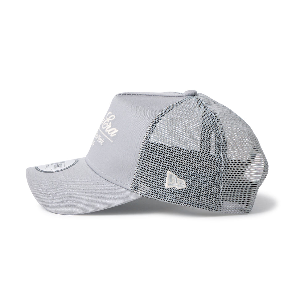 9FORTY A-Frame トラッカー Classic Script グレー | NEW ERA ニューエラ公式オンラインストア
