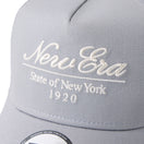9FORTY A-Frame トラッカー Classic Script グレー | NEW ERA ニューエラ公式オンラインストア