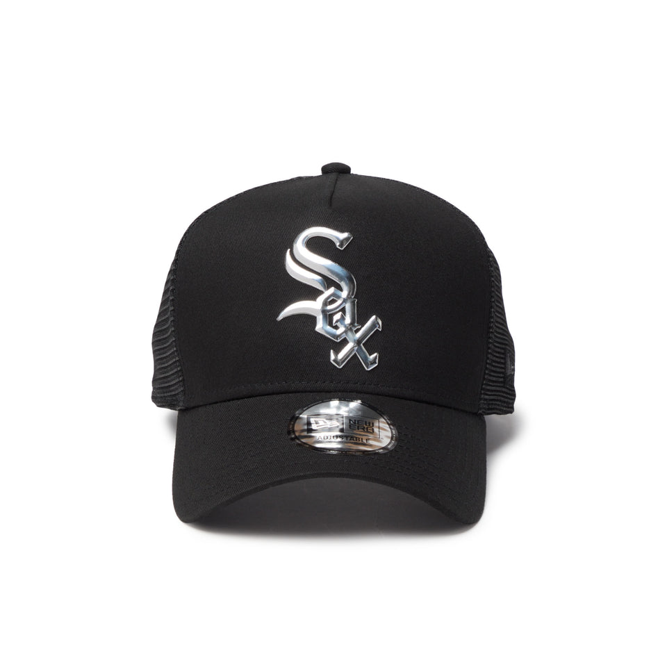 9FORTY A-Frame トラッカー シカゴ・ホワイトソックス TPUロゴ ブラック | NEW ERA ニューエラ公式オンラインストア