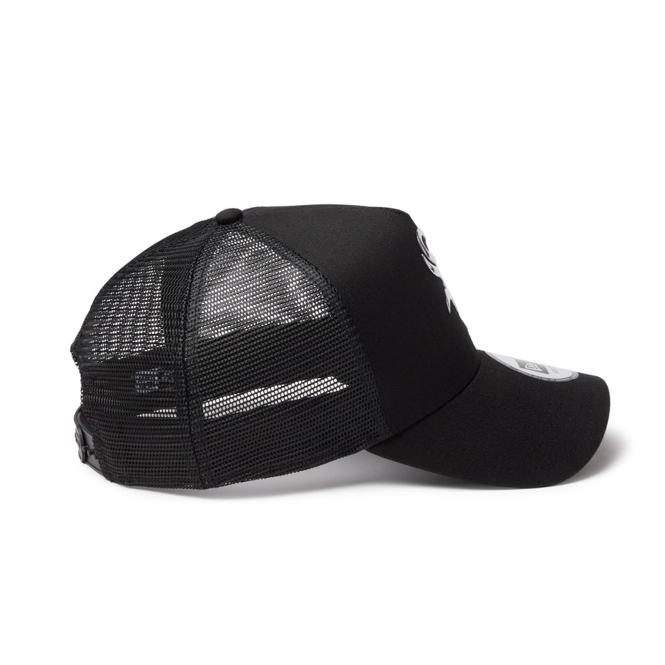 9FORTY A-Frame トラッカー シカゴ・ホワイトソックス TPUロゴ ブラック | NEW ERA ニューエラ公式オンラインストア