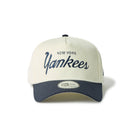 9FORTY A-Frame ニューヨーク・ヤンキース Summer Corduroy サマーコーデュロイ クロームホワイト/ネイビー | NEW ERA ニューエラ公式オンラインストア