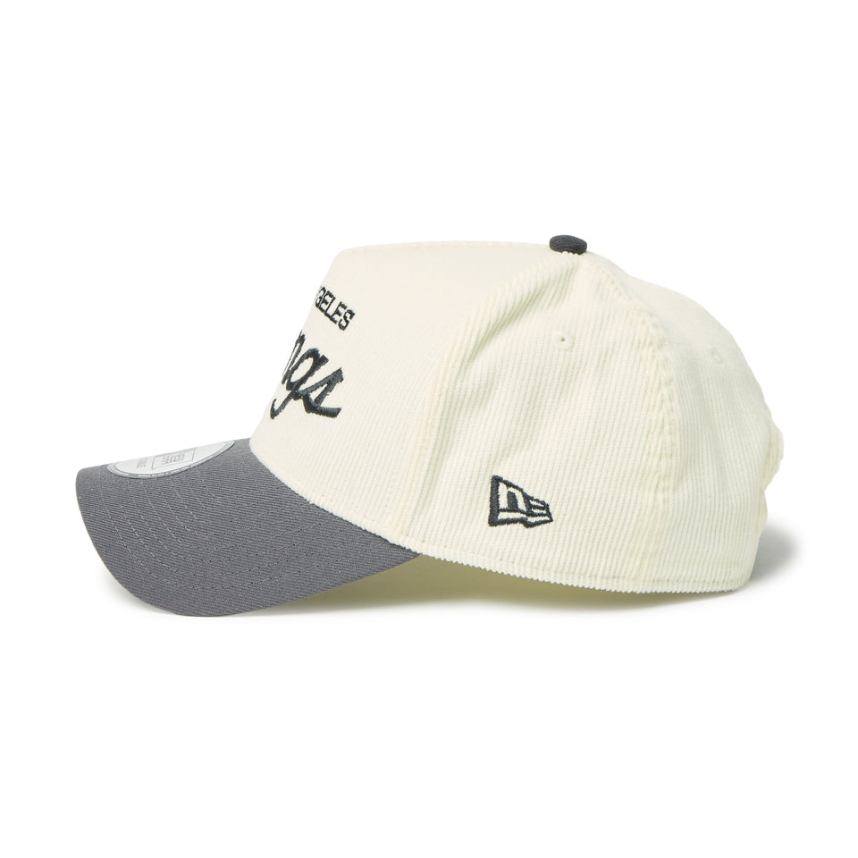 9FORTY A-Frame ロサンゼルス・キングス Summer Corduroy サマーコーデュロイ クロームホワイト/グラファイト | NEW ERA ニューエラ公式オンラインストア