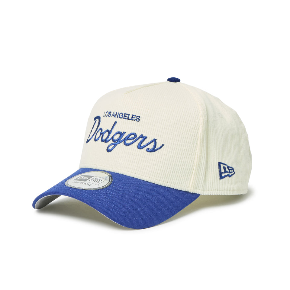 9FORTY A-Frame ロサンゼルス・ドジャース Summer Corduroy サマーコーデュロイ クロームホワイト/ダークロイヤル | NEW ERA ニューエラ公式オンラインストア