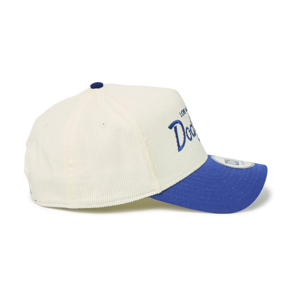 9FORTY A-Frame ロサンゼルス・ドジャース Summer Corduroy サマーコーデュロイ クロームホワイト/ダークロイヤル | NEW ERA ニューエラ公式オンラインストア