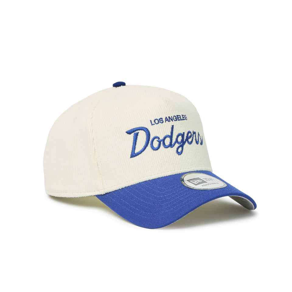 9FORTY A-Frame ロサンゼルス・ドジャース Summer Corduroy サマーコーデュロイ クロームホワイト/ダークロイヤル | NEW ERA ニューエラ公式オンラインストア