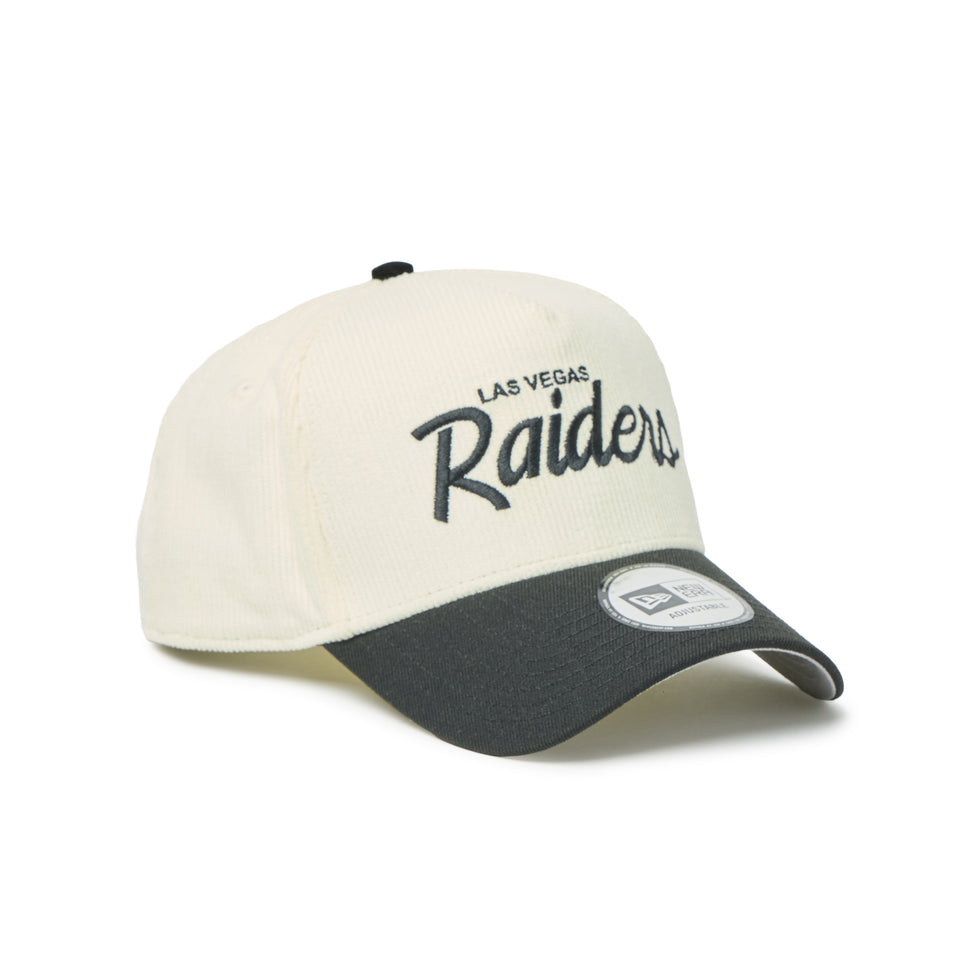 9FORTY A-Frame ラスベガス・レイダース Summer Corduroy サマーコーデュロイ クロームホワイト/ブラック | NEW ERA ニューエラ公式オンラインストア