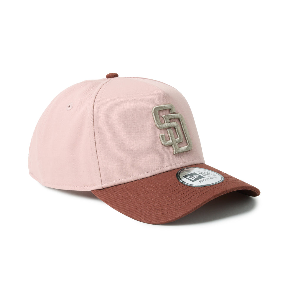 9FORTY A-Frame Mocha Mousse サンディエゴ・パドレス ダーティーローズ/ウェットバーク | NEW ERA ニューエラ公式オンラインストア
