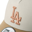 9FORTY A-Frame Mocha Mousse ロサンゼルス・ドジャース リバーブラウン/カーキ | NEW ERA ニューエラ公式オンラインストア