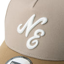 9FORTY A-Frame Mocha Mousse クラシックロゴ アッシュブラウン/カーキ | NEW ERA ニューエラ公式オンラインストア