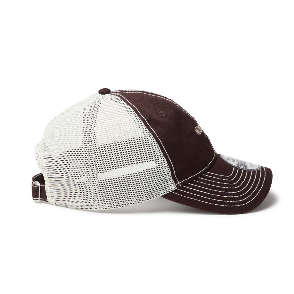 9TWENTY トラッカー Tagging Logo Mini バーントウッド/クロームホワイト | NEW ERA ニューエラ公式オンラインストア